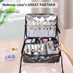 Clear Stackable Makeup Organizer Case Set