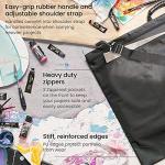 Arteza Large Black Art Portfolio Case, 24x36 inches