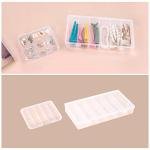 Clear Stackable Makeup Organizer Case Set