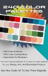 240 Color Palettes for Artists and Designers