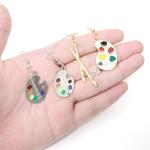 Artist Paint Palette Earrings - Perfect Gift for Creatives