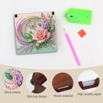 5D Diamond Art Note Storage Box - Pink Flower