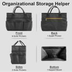 Cupohus Art Organizer Tote Bag with Pockets