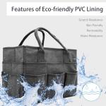 Cupohus Art Organizer Tote Bag with Pockets