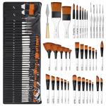 Nicpro 40-Piece Professional Paint Brush Set
