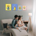 Halobios 20-Pack Stretched Blank Canvas Set