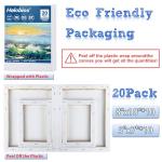 Halobios 20-Pack Stretched Blank Canvas Set