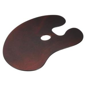 Wooden Paint Palette with Thumb Hole, 16"x12