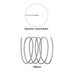 Bendable 2mm Aluminum Wire - 100 Feet