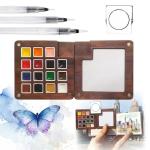 Mini Travel Watercolor Palette Set for Artists