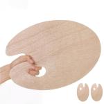 2-Pack Wooden Paint Palettes for Artists