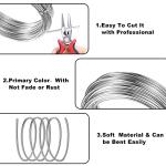 Bendable 2mm Aluminum Wire - 100 Feet