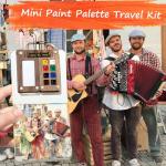 Portable Mini Watercolor Travel Paint Set