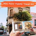 Portable Mini Watercolor Travel Paint Set