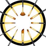 Transon 12-Piece Assorted Art Brush Set