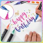 Metallic Paint Markers Set for Art and Calligraphy