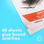 Canson Graduate Sketch Pad, 9x12 inches, 40 Sheets