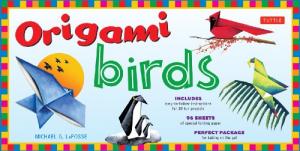Colorful Origami Birds Kit with 98 Papers