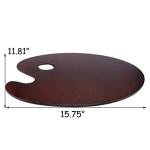 HEVSTIL Oval Wooden Painting Palette for Gouache