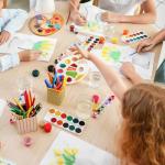 Wooden Paint Palette Set with Thumb Hole - 2 Pack