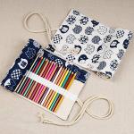 Handmade Cat Pattern Pencil Case for Artists