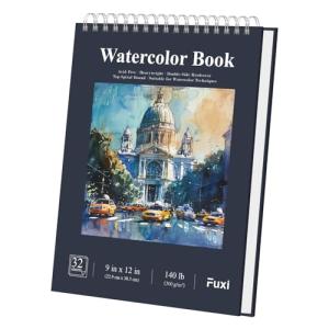 Watercolor Sketchbook, 25.4 x 30.5 cm, 32 Pages