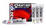 Golden Heavy Body Acrylic Paint Set - 12 Colors