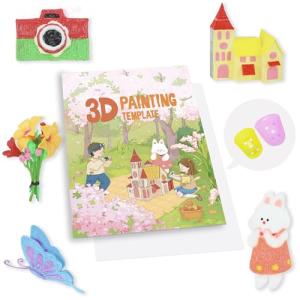 3D Pen Drawing Book with 40 Patterns