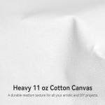 36" x 3 Yards Gesso Primed Cotton Canvas Roll