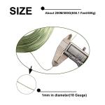 Lawn Green 18 Gauge Aluminum Craft Wire, 650 Feet