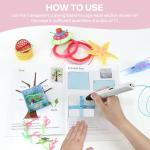 3D Pen Drawing Book with 40 Patterns