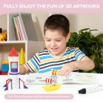 3D Pen Drawing Book with 40 Patterns