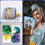 Pack of 16 Primed 8x8" Stretched Canvases