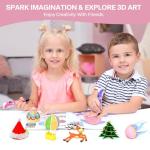 3D Pen Drawing Book with 40 Patterns