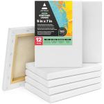 Arteza 5x7 Inch Stretched Canvas Pack of 12
