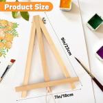 10 Pack Mini Tabletop Wood Easels for Art