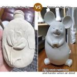 ReArt Air-Dry Modeling Clay, 2.2 lbs, Gray