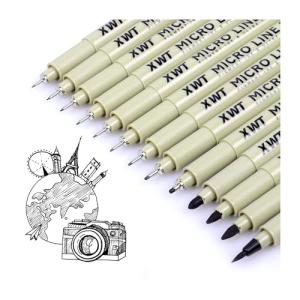 XWT 13 Fine Liner Pens Set