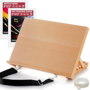 Adjustable 5-Angle Table Easel for Painting