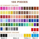 CiaraQ Polymer Clay Kit – 100 Vibrant Colors