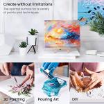 Arteza 5x7 Inch Stretched Canvas Pack of 12