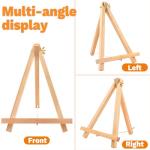 10 Pack Mini Tabletop Wood Easels for Art
