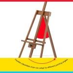 MEEDEN Solid Beech Wood Artist Easel