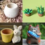 ReArt Air-Dry Modeling Clay, 2.2 lbs, Gray