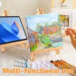 10 Pack Mini Tabletop Wood Easels for Art