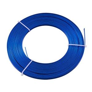 Pandahall 32.8 Feet Flat Aluminum Wire 18 Gauge Metal Artistic Wire 5mm Wide for Sculpting Armature Metal Wrap Crafts Jewelry Making (RoyalBlue)