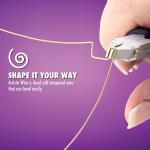 Artistic Wire-Colored Wire, 24 Gauge 10 Yards/Pkg, Natural Non-Tarnish Silver