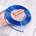 Pandahall 32.8 Feet Flat Aluminum Wire 18 Gauge Metal Artistic Wire 5mm Wide for Sculpting Armature Metal Wrap Crafts Jewelry Making (RoyalBlue)