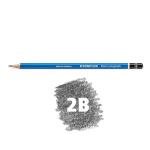 STAEDTLER Mars Lumograph 2B Graphite Art Drawing Pencil, 6 Pencils