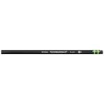 Ticonderoga Wood-Cased Pencils, Unsharpened, #2 HB Soft, Black, 12 Count